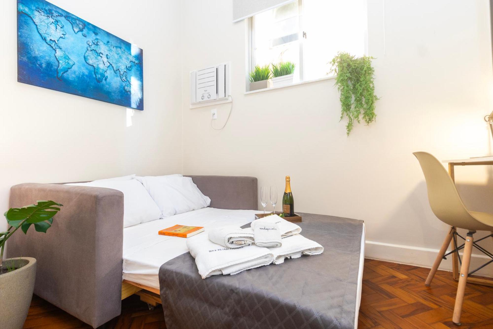 100m Da Praia, 300m Do Metro, Ac Portaria 24 Apartamento Río de Janeiro