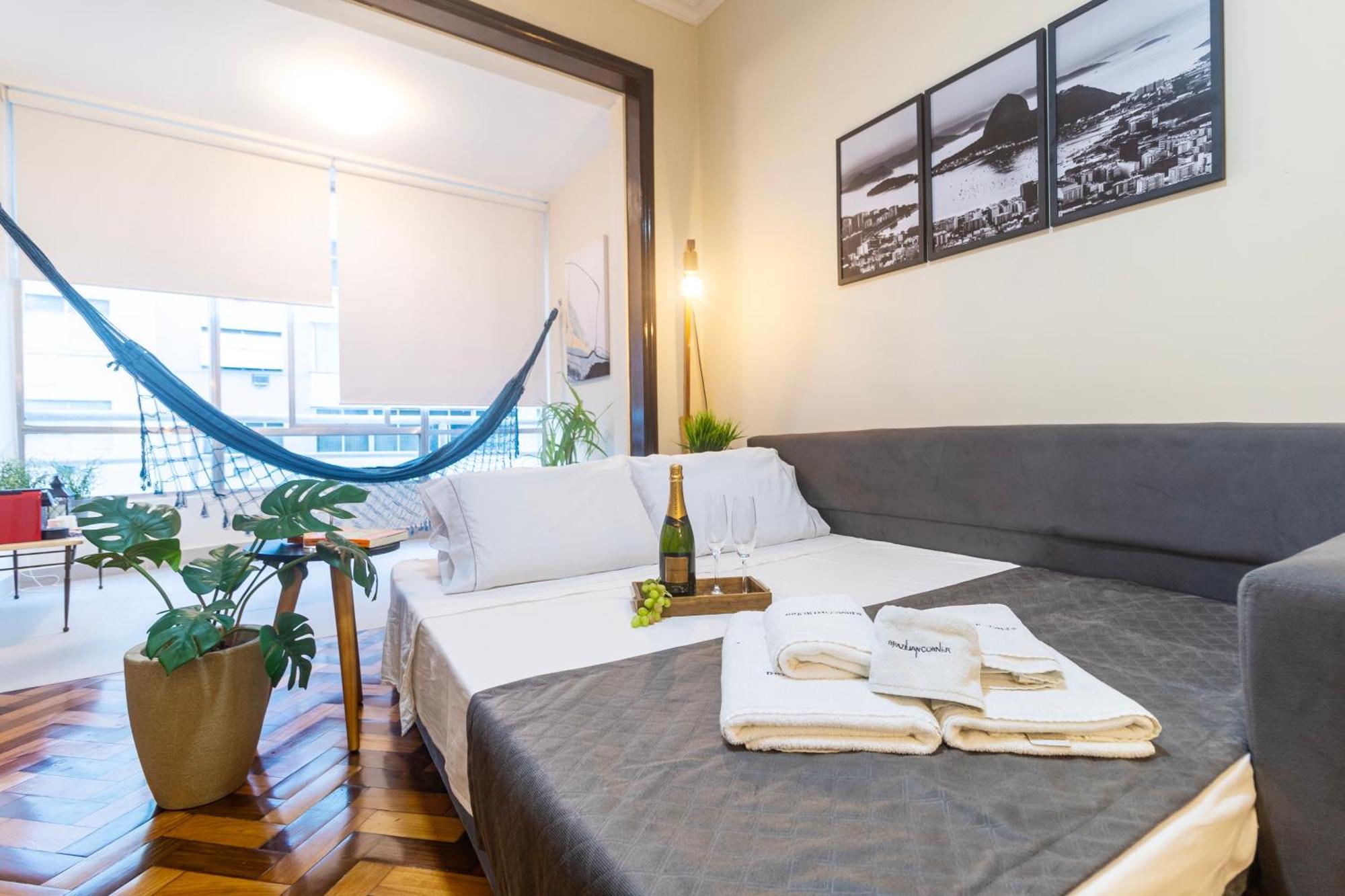100m Da Praia, 300m Do Metro, Ac Portaria 24 Apartamento Río de Janeiro