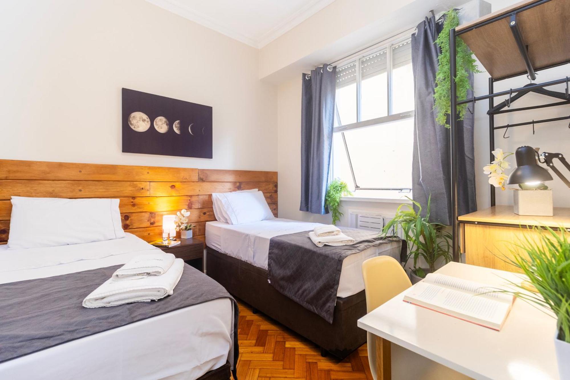 100m Da Praia, 300m Do Metro, Ac Portaria 24 Appartement